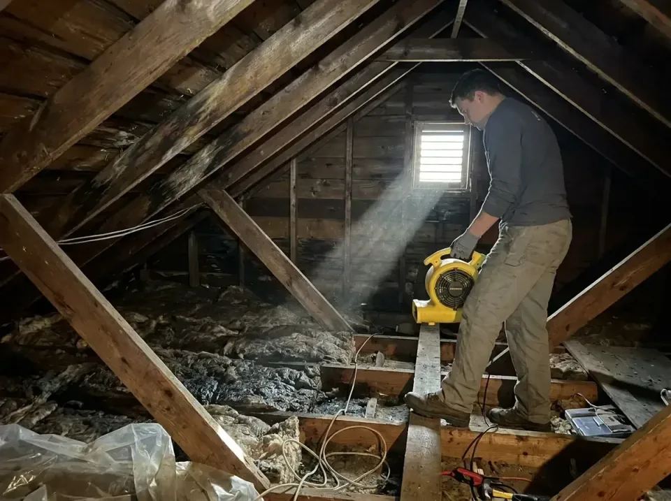 attic-water-damage-drying-proc-007 — frequently asked questions, Emergency Water Extraction & 24/7 Flood Response in Clearwa…